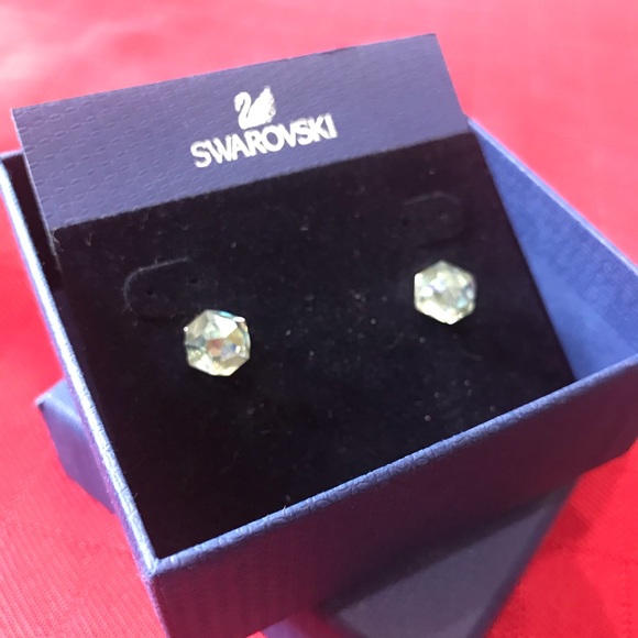 NIB Swarovski Light Azore POINTS OF LIGHT Earrings - Picture 2 of 5